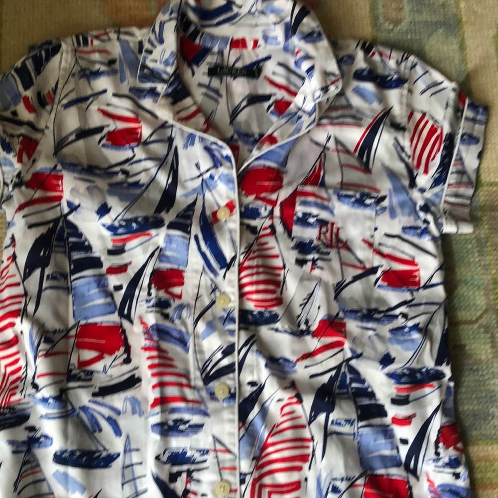 Ralph Lauren shorty pajamas Medium